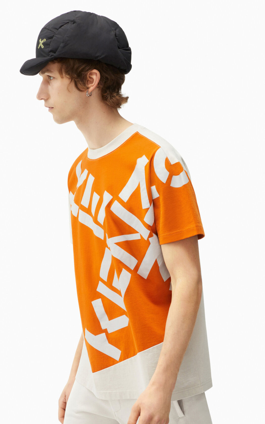 T Shirt Kenzo Sport Big X Homme Orange Foncé | BIVH-50813